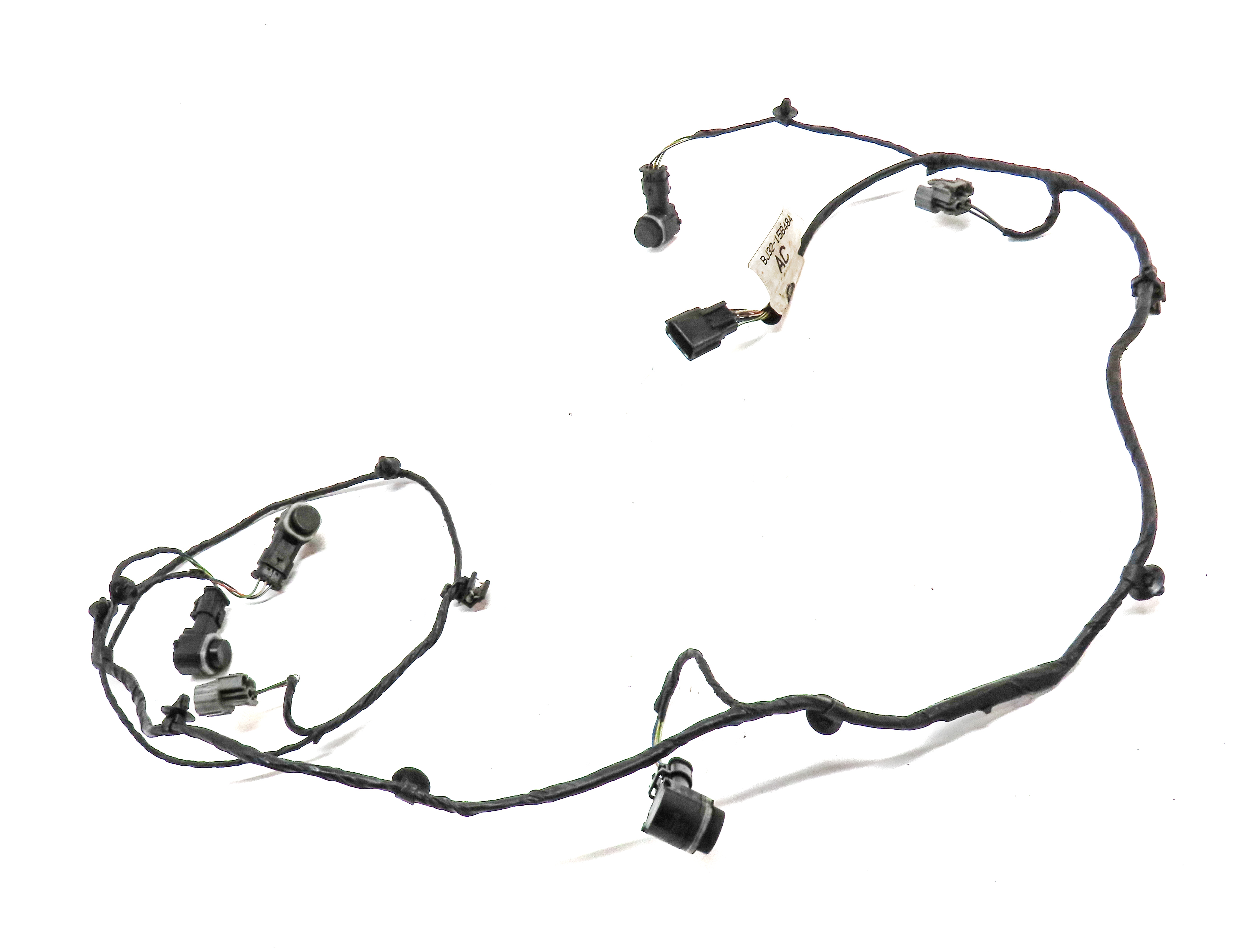 2013 RANGE ROVER EVOQUE (L538) REAR PDC PARK SENSOR SET-4 w/ HARNESS (Black) — exact item pictured